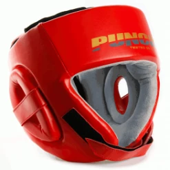 Punch Equipment Punch Urban Open Face Headguard- Red Protective