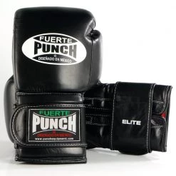 Punch Equipment Punch Mexican Fuerte Elite Boxing Gloves - Black