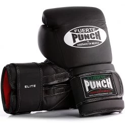 Punch Equipment Punch Mexican Fuerte Elite Boxing Gloves - Matte Black