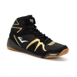 Everlast PIVT Boxing Boot-Black/Gold Footwear
