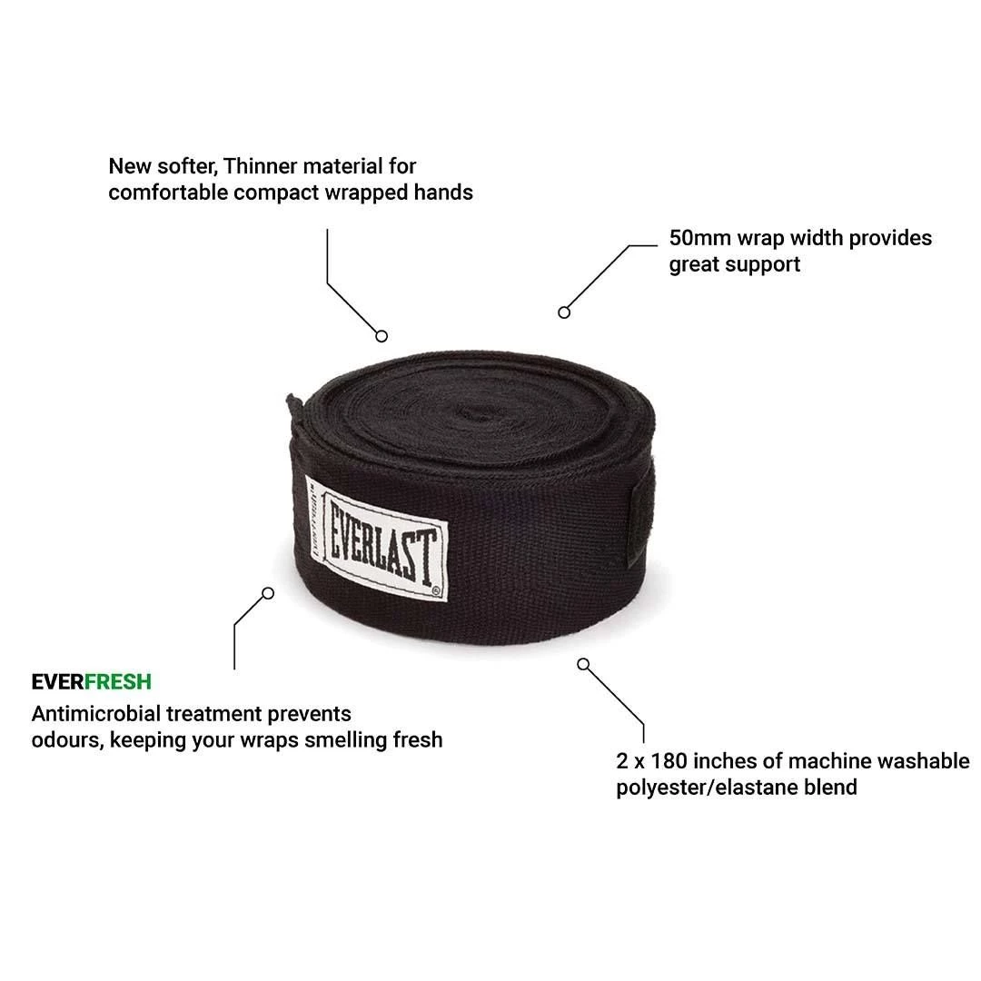 Everlast Pro Style Hand Wraps - 4.5m Protective
