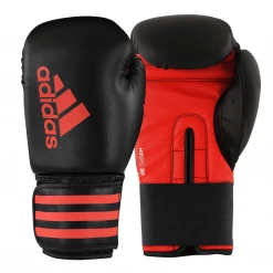 Adidas Hybrid 50 Boxing Gloves- Black/Red