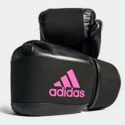 Adidas Washable Boxing Gloves - Black/Pink